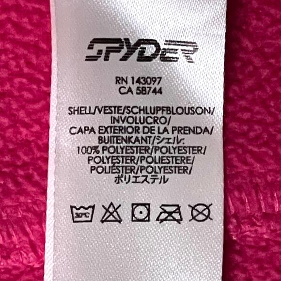 Spyder Women’s Core Sweater Pink Full-Zip Jacket – Size S - Picture 6 of 10